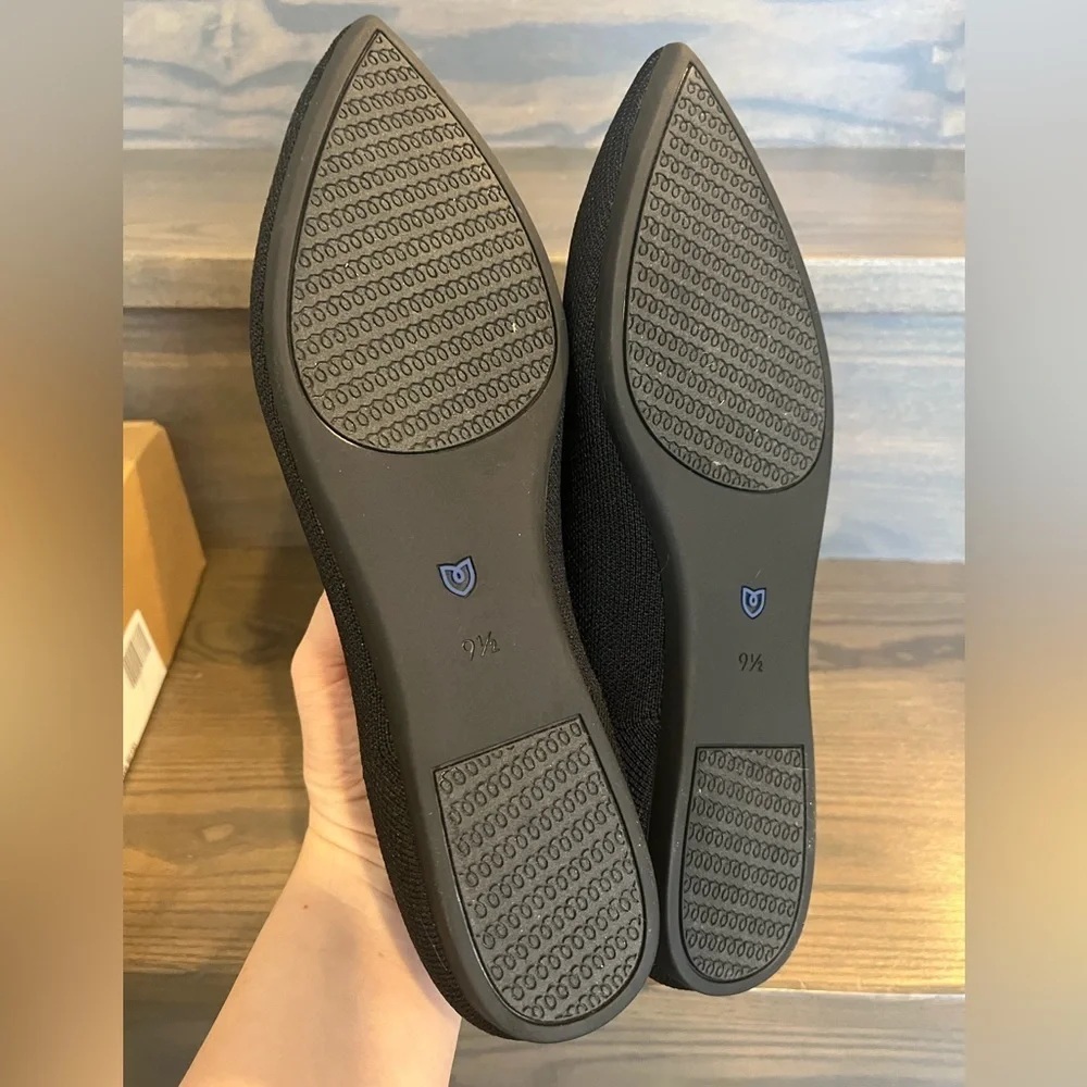 NWB Rothy’s The Point Mary Jane in Black 9.5